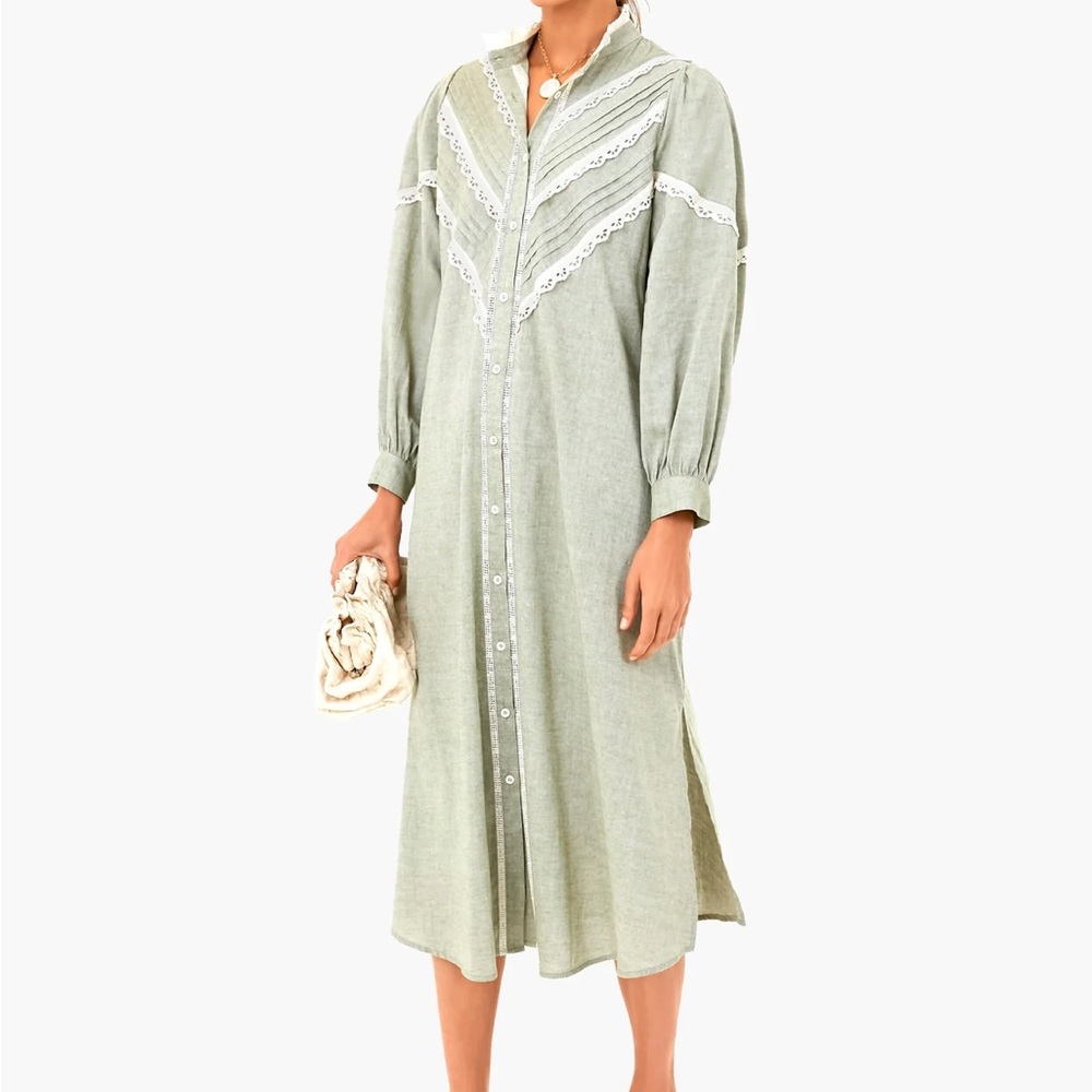 Laurel Green Jolene Midi Dress